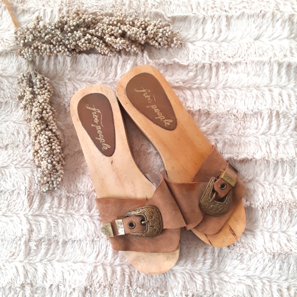 Free people Westtown Slide Mule Clogs Size 38